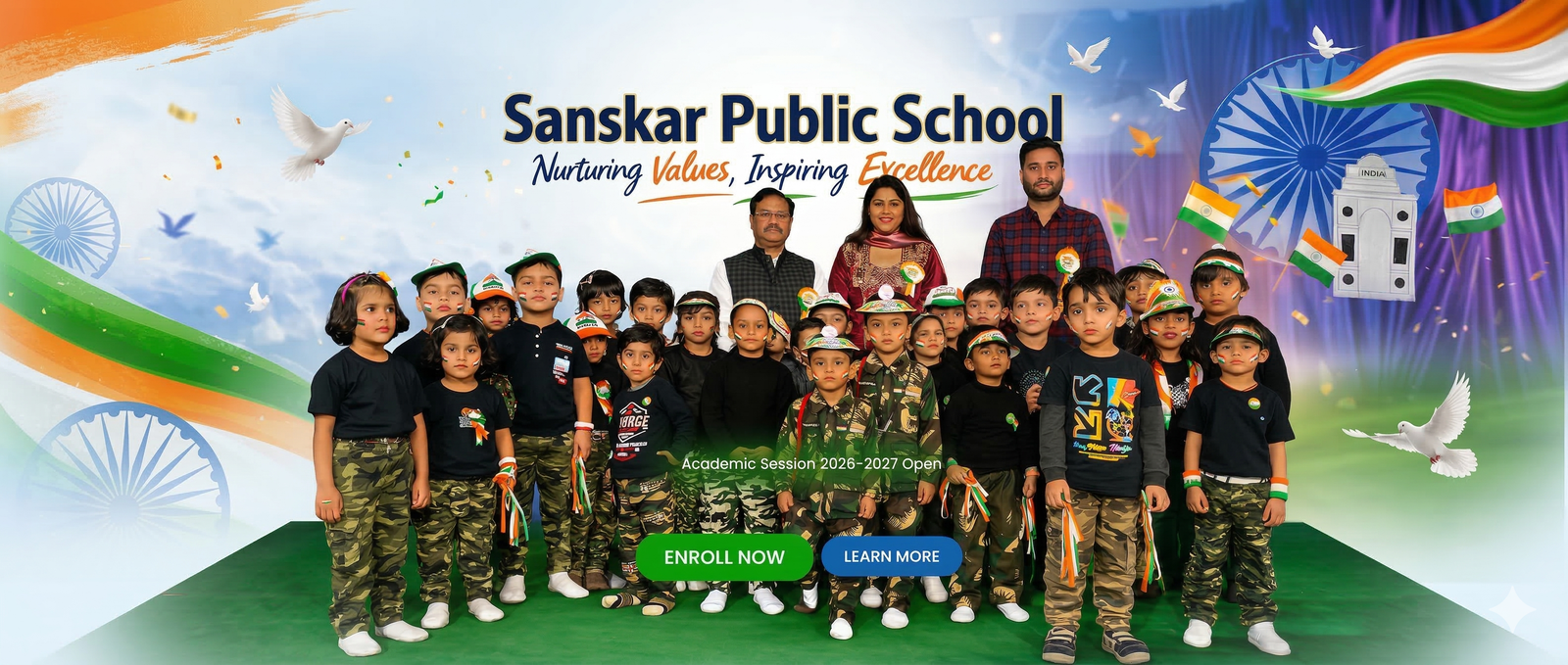 Sanskar Public School Mirzapur Banner 1